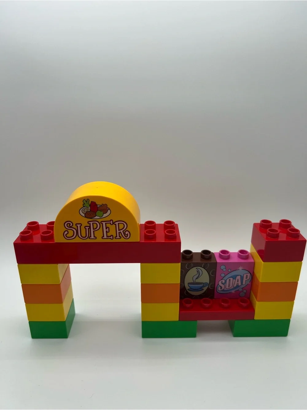 LEGO DUPLO Supermarket - Shop, 2 figures, pretend play food - Toddler toy